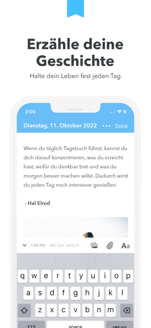 ‎Day One – privates Tagebuch Screenshot