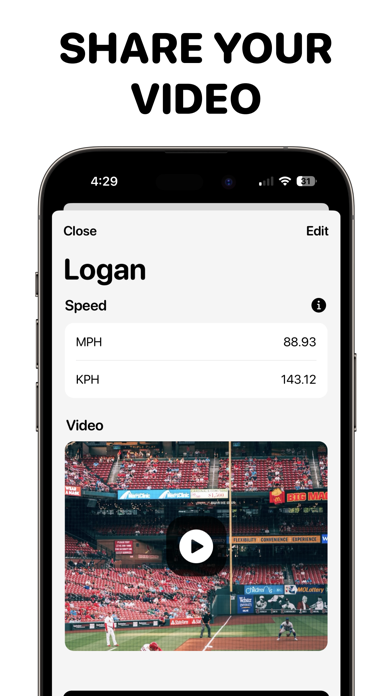 Radar Gun For Baseball Screenshot
