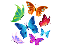 Butterfly Stickers Pack