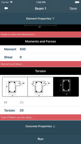 Rectangular Beam screenshot