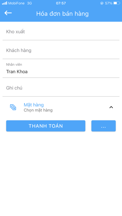 Quản lý bán hàng Screenshot