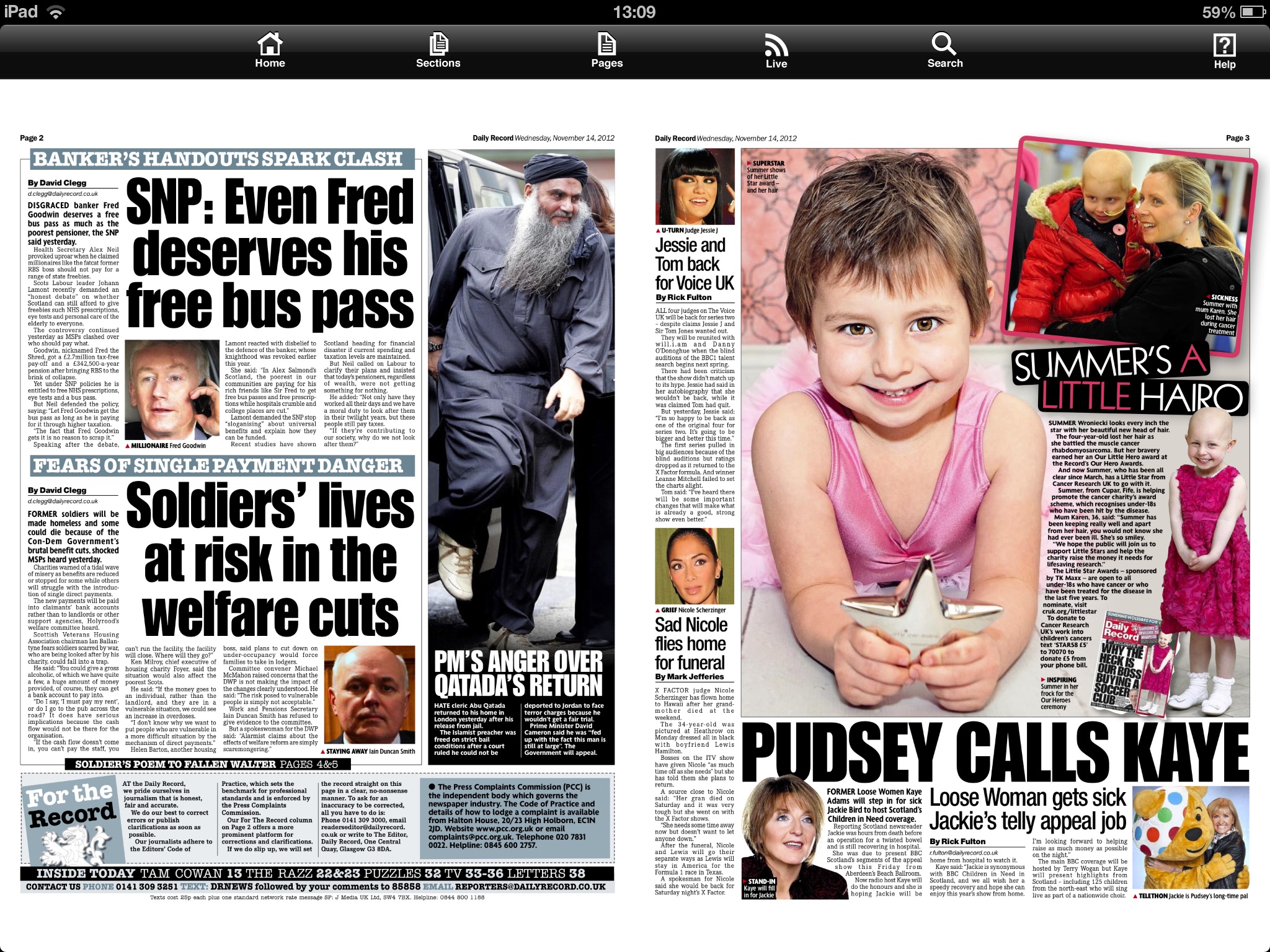 Daily Record Newspaper App screenshot 4