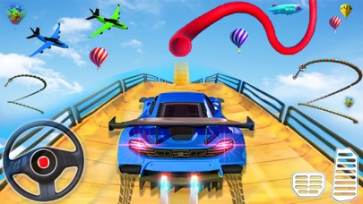 Mega Stunt Car Racing 3D Game Screenshot