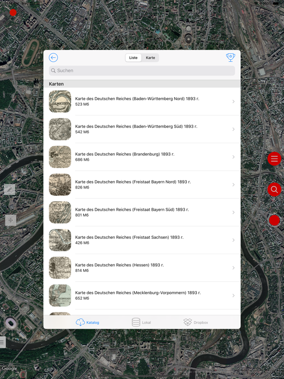 Vetus Maps iPad screenshot 6 - Navigation app