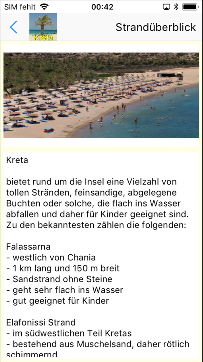 Kreta Urlaubs App