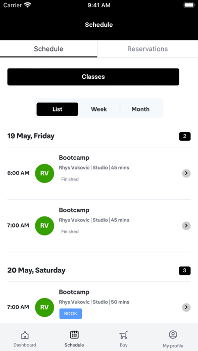 Fit Centre Screenshot