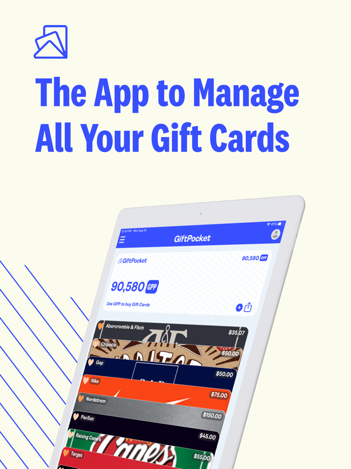 GiftPocket -  Gift Card Wallet