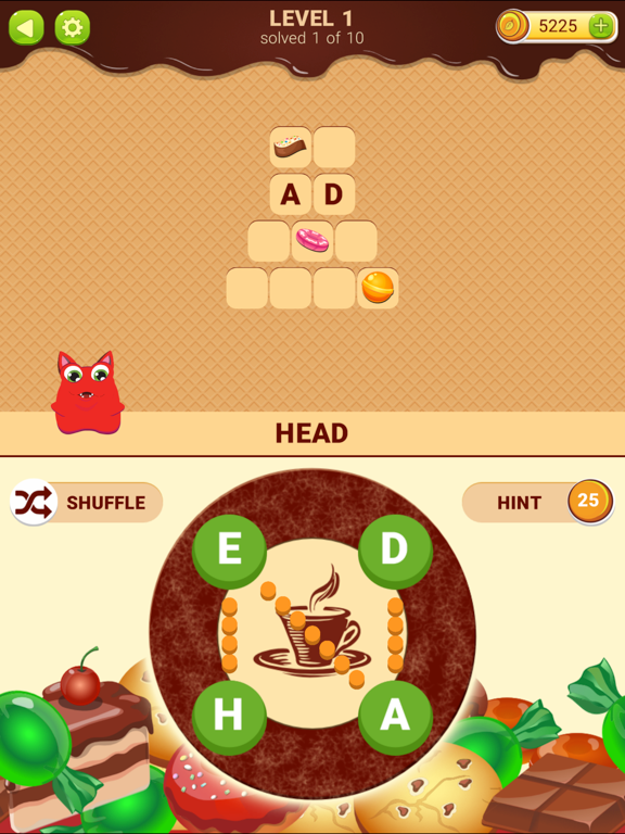 Words with Sweets iPad screenshot 3 - Games app