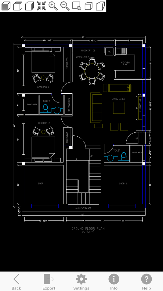 DXF Simple Viewer - 1.3 - (iOS)