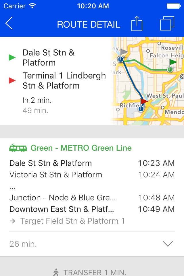 ezRide Minneapolis Metro screenshot 4