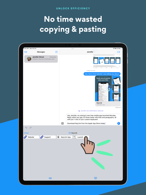 KeyLink - Shortcuts iPad screenshot 5 - Productivity app