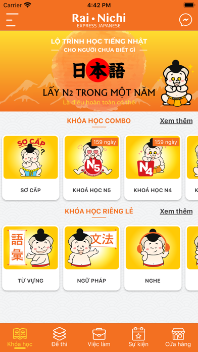 Học Tiếng Nhật Cùng Rainichi Screenshot