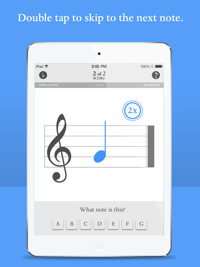 ‎Екранна снимка на музикални флаш карти Blue Note