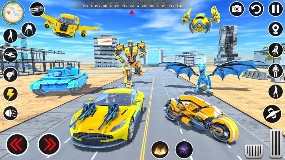 #2. Flying Robot Transformation (iOS) 由: Muhammad Salman