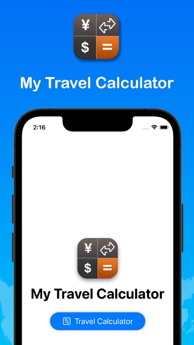 Screenshot #1 pour Travel Calc Easy