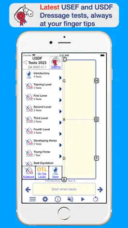 Game screenshot TestPro US Dressage Federation mod apk