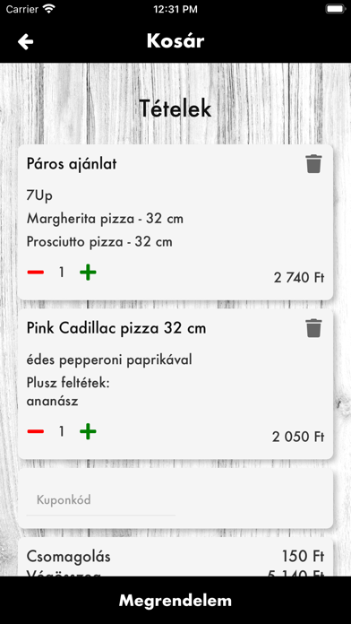 Don Giovanni Pizzéria Screenshot