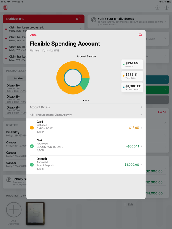 AFmobile® iPad screenshot 4 - Finance app