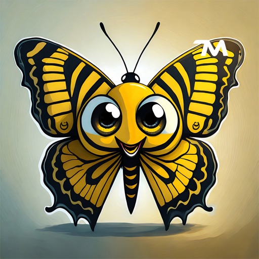 Fluttery Butterflies Stickers icon