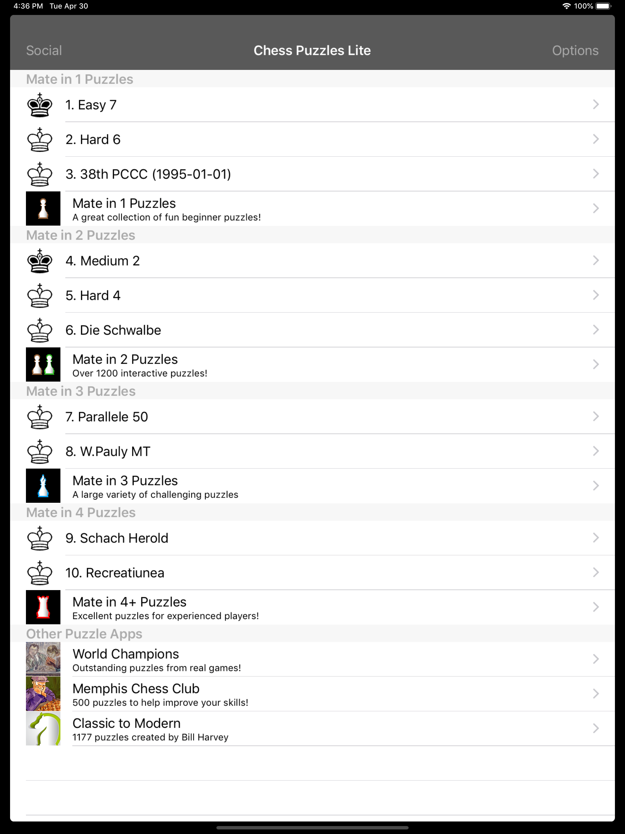 Chess Problems Lite screenshot 6