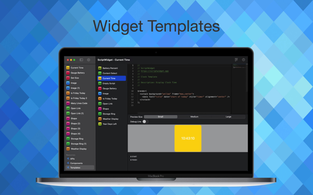 ‎ScriptWidget Screenshot