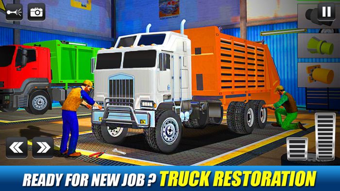 Driving Games Garbage Truck