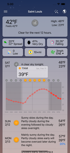 ‎Forecast Bar - Weather + Radar Screenshot