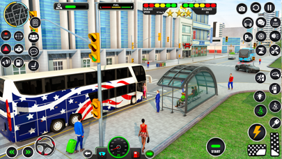 US City Coach Bus Simulator 3D Screenshot