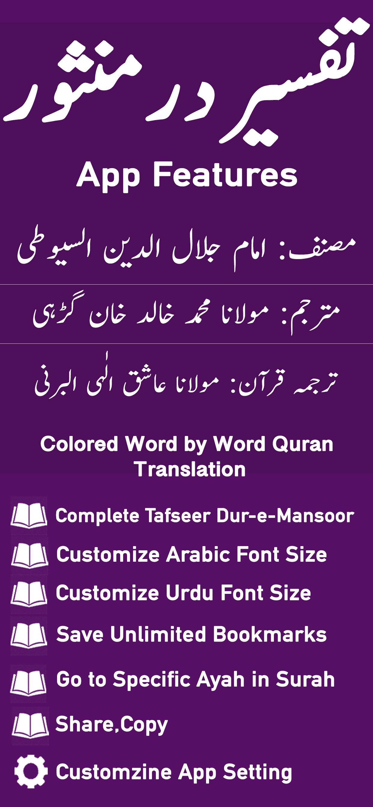Tafseer Dur-e-Mansoor | Suyuti