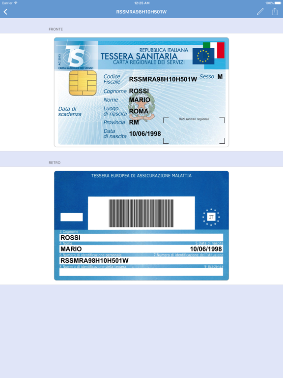 Screenshot #5 pour iTesserino - Tessera sanitaria