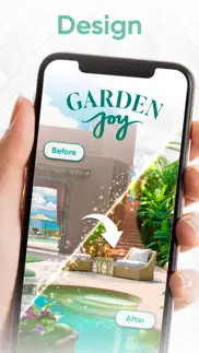 garden joy: design & makeover iphone screenshot 1