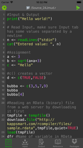R Programming Compiler screenshot