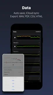 decibel x pro: dba noise meter iphone screenshot 4