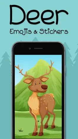 Game screenshot Deer Emoji Stickers apk