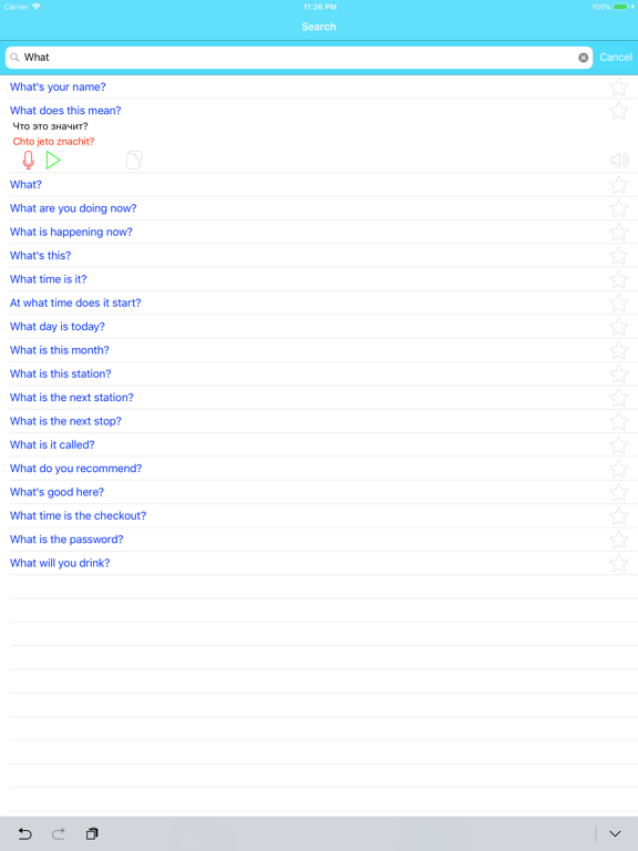 Learn Russian Phrases Lite iPad screenshot 7 - Education app