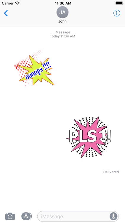 Comic stickres screenshot-5