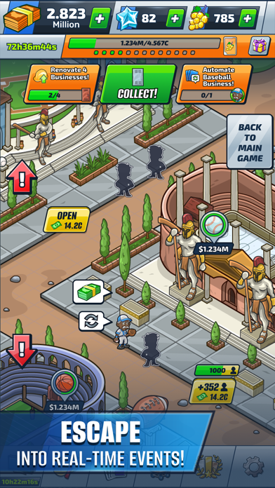 Idle Sports Tycoon Game Screenshot