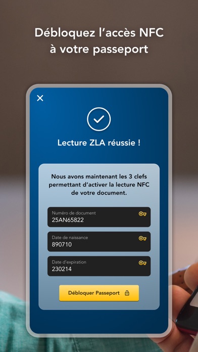 Screenshot #3 pour Passport NFC Reader