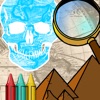 World History Coloring Book icon