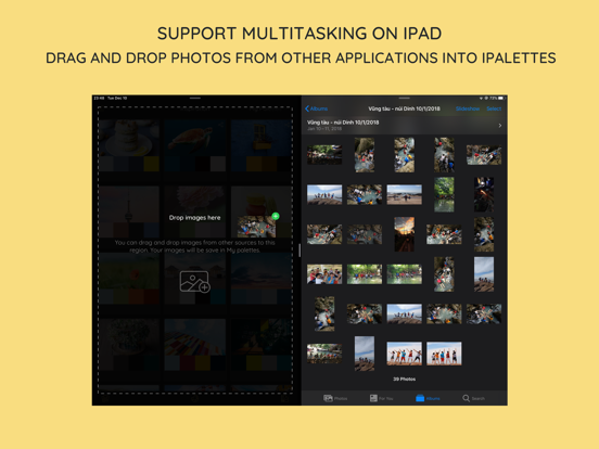 iPalettes - Color palettes iPad screenshot 8 - Utilities app