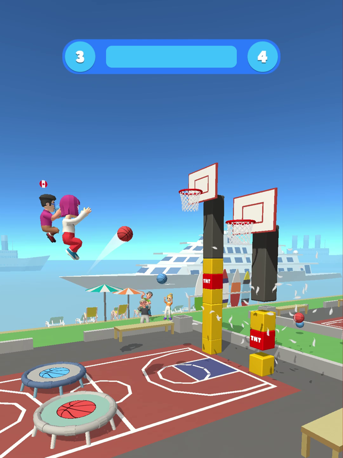 Jump Up 3D Basketball Game