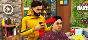 Barber Shop Hair Cut Sim Games screenshot #2 for iPhone