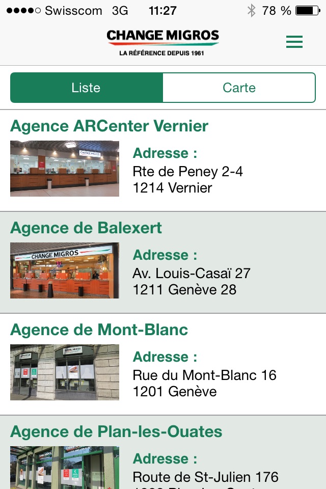 Change Migros screenshot 2