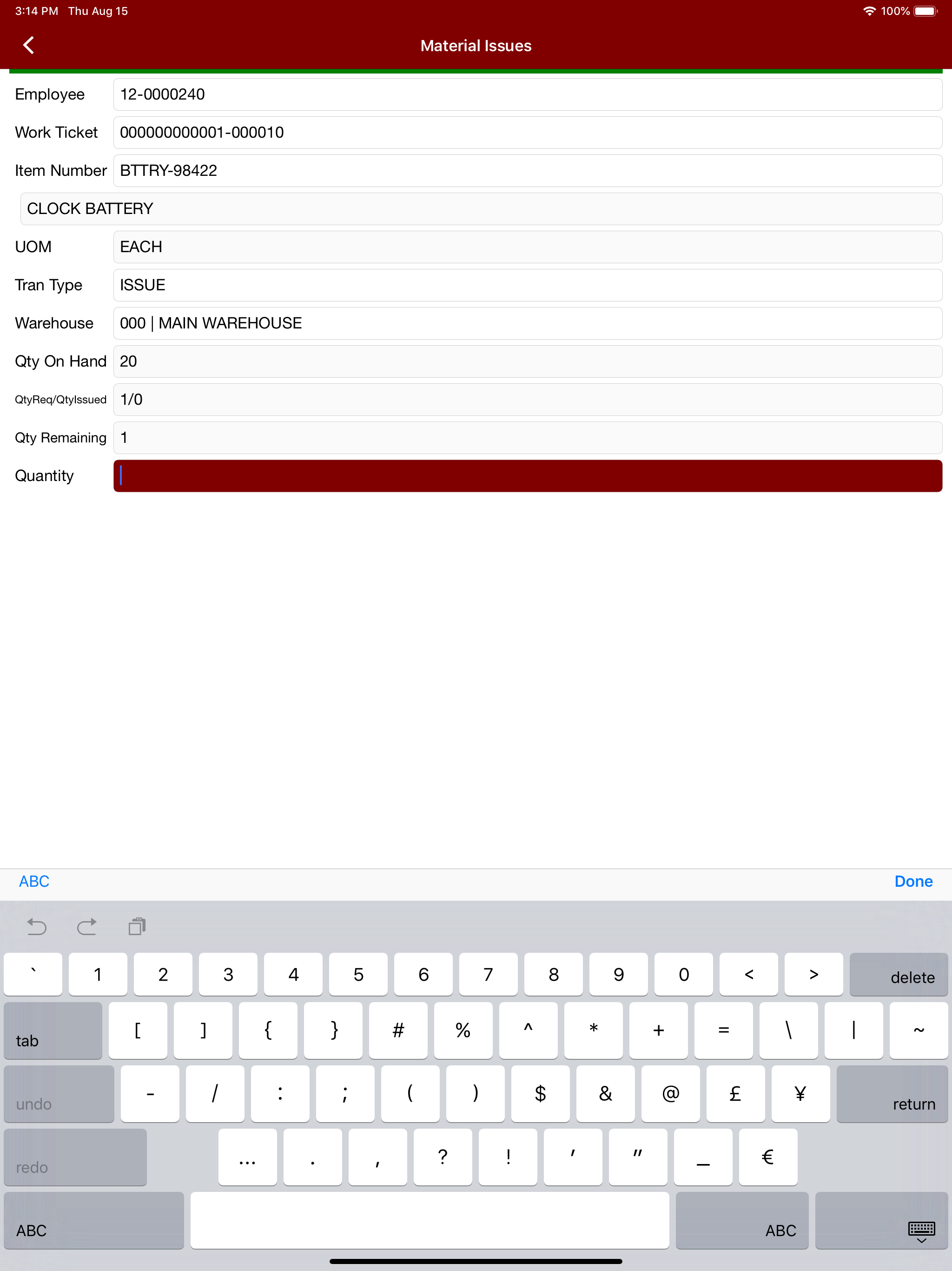 Sage Shop Floor screenshot 10
