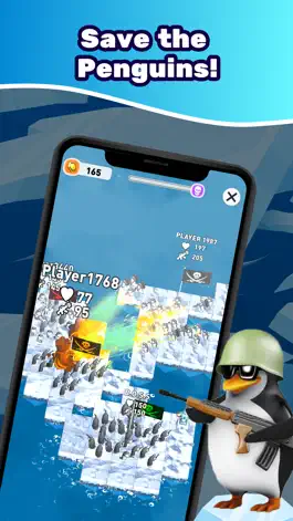 Game screenshot Penguin Raft War Survival Idle mod apk