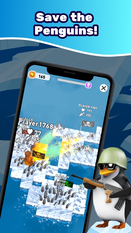 Penguin Raft War Survival Idle