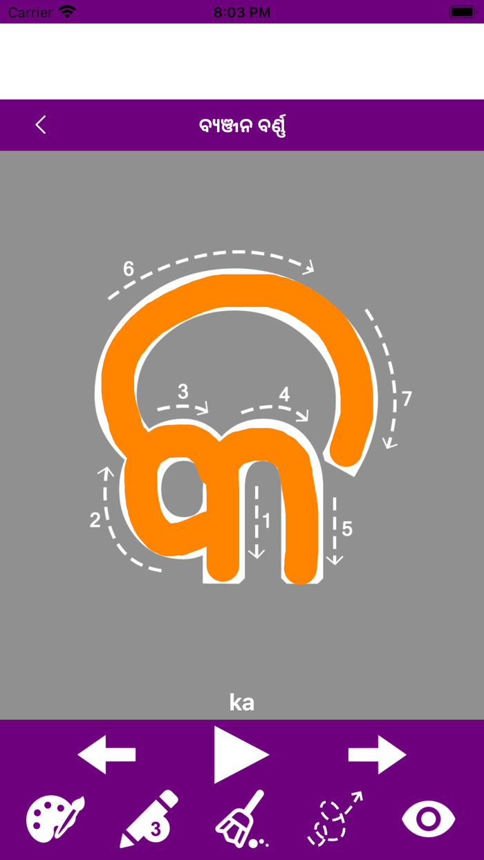 Write Odia Alphabets