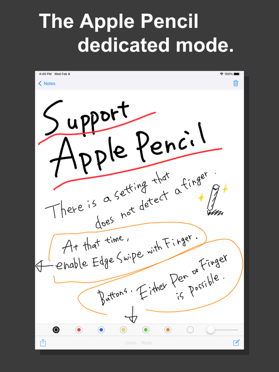 Handwritten Idea Notes iPad screenshot 6 - Productivity app