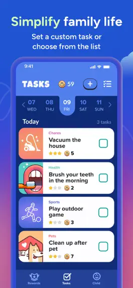Game screenshot TaskieHusky: Fun Chore Tracker apk