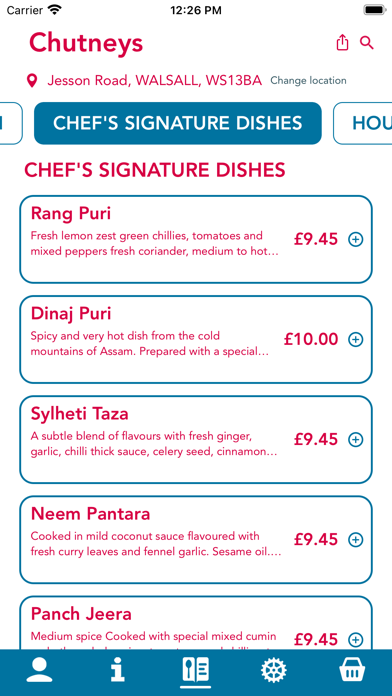 Chutneys Indian Screenshot
